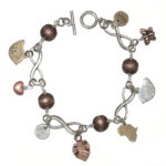 Infinity loops with assorted charms - BRLN27
