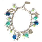 "Life of Jesus" bracelet with various Christian symbols - BRSF801