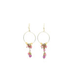 UMTHA - BOTANICAL - EARRINGS - PELARGONIUM - ERPE04